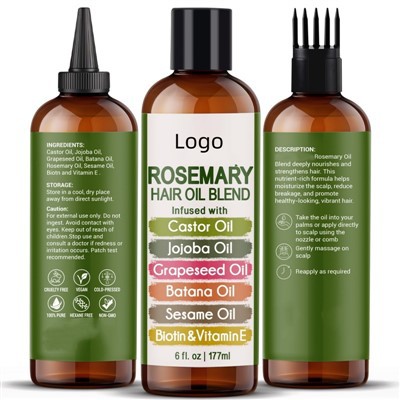Rosmarin och jojobaolja för hår